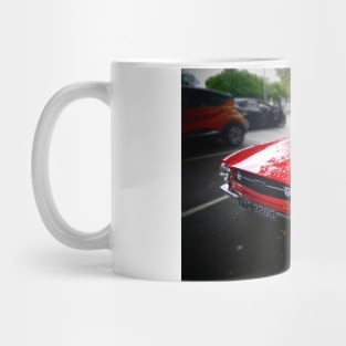 Triumph TR6 Sportscar. Vintage British musclecar Mug